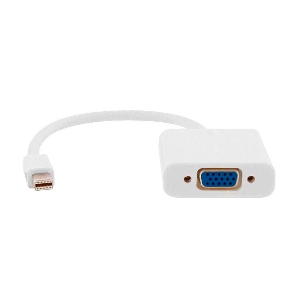 Cabo Mini Display Port Thunderbolt Para Vga Branco