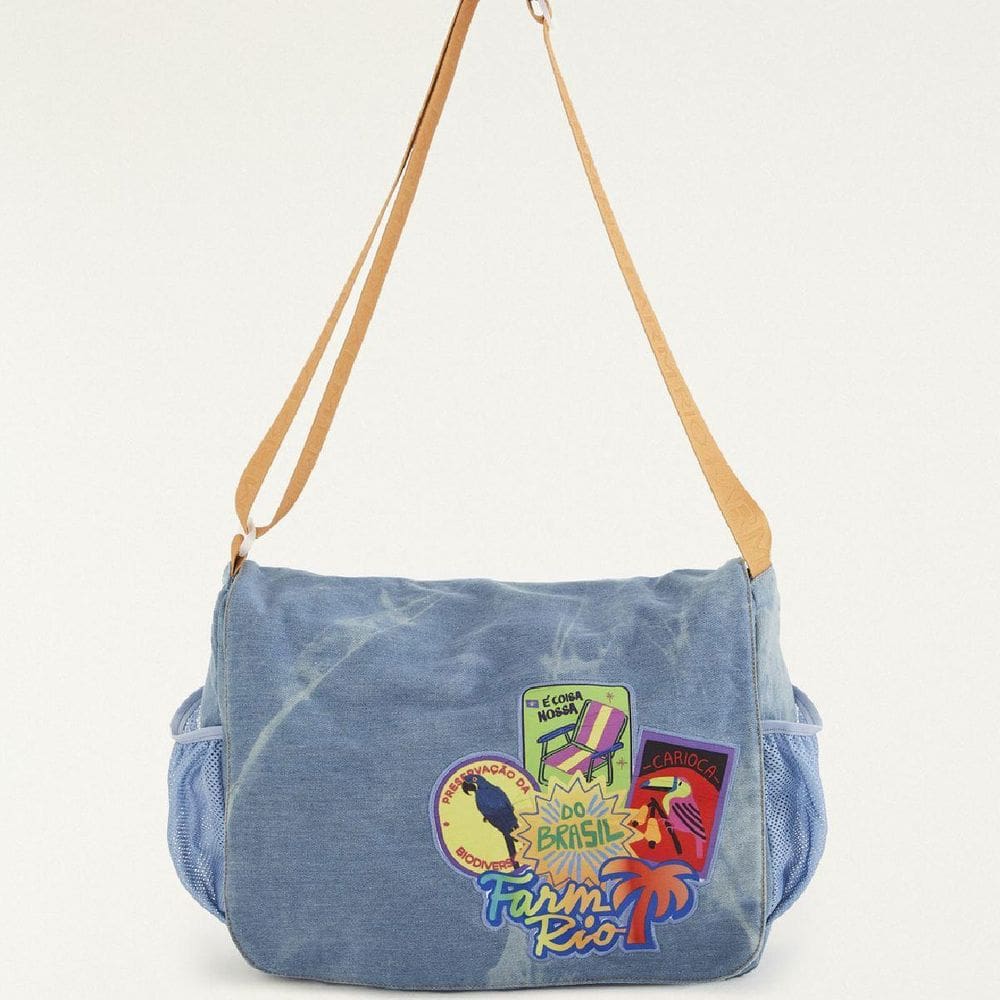 Bolsa Farm Brisa Patch Rio Azul