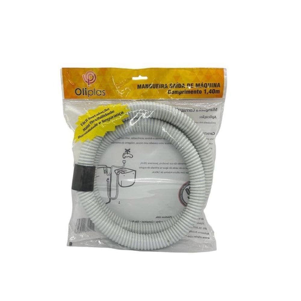 Mangueira Saida De Maquina De Lavar 1,40M - Oliplas
