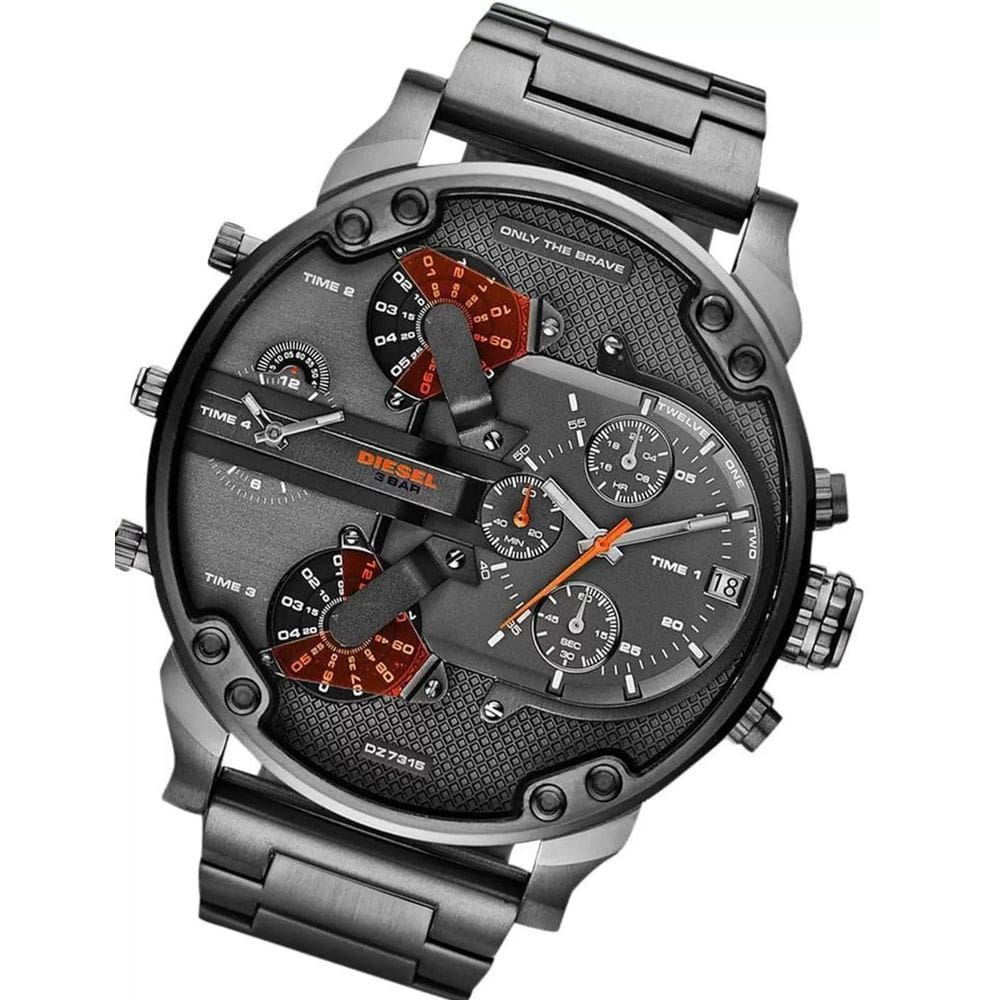 Relogio Masculino Mr Daddy Dz7315 Completo Card, Notaf