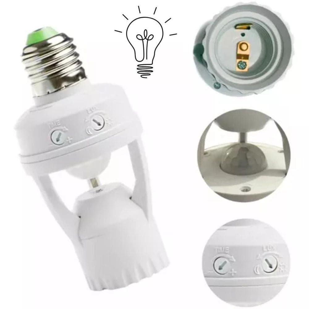 Sensor Com Acendimento Para Economia De Energia
