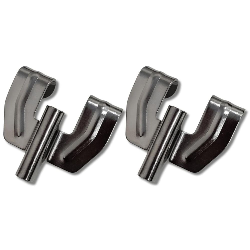 Kit 2 Garra Para Bumbo Bateria Metal Cromado Hbg2 Hard Beat