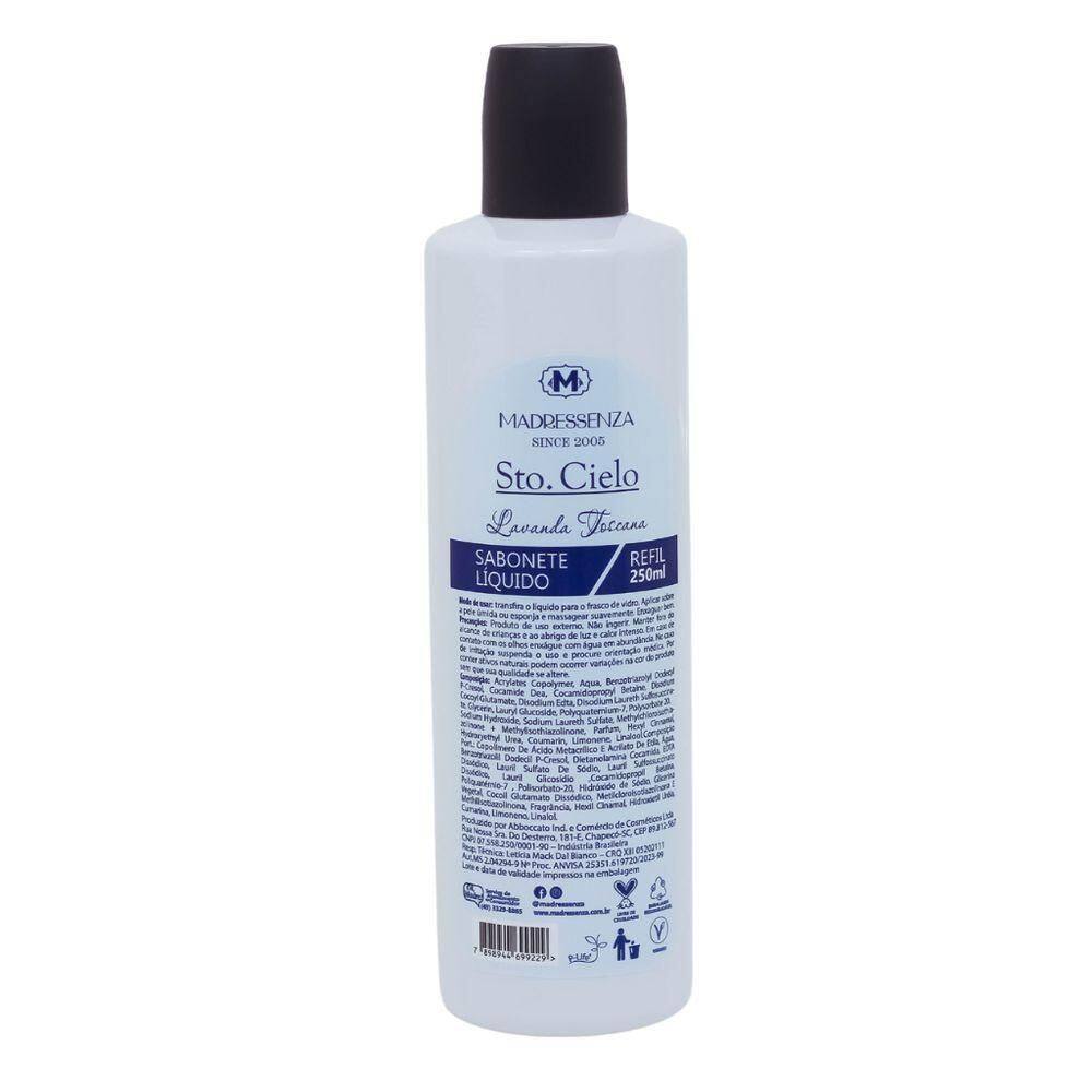 Refil Sabonete Líquido Lavanda 250Ml Madressenza