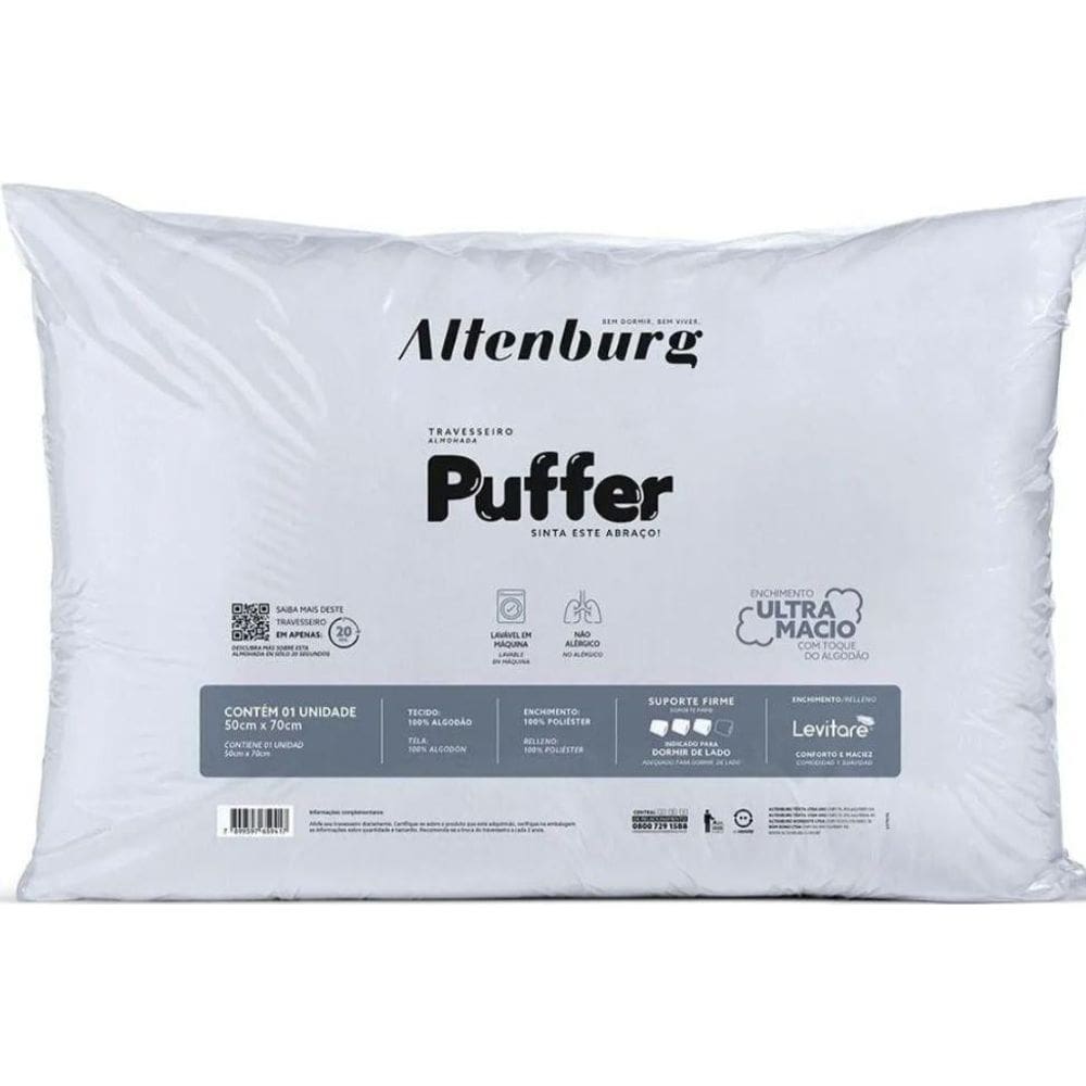 Travesseiro Puffer 50Cm X 70Cm Altenburg
