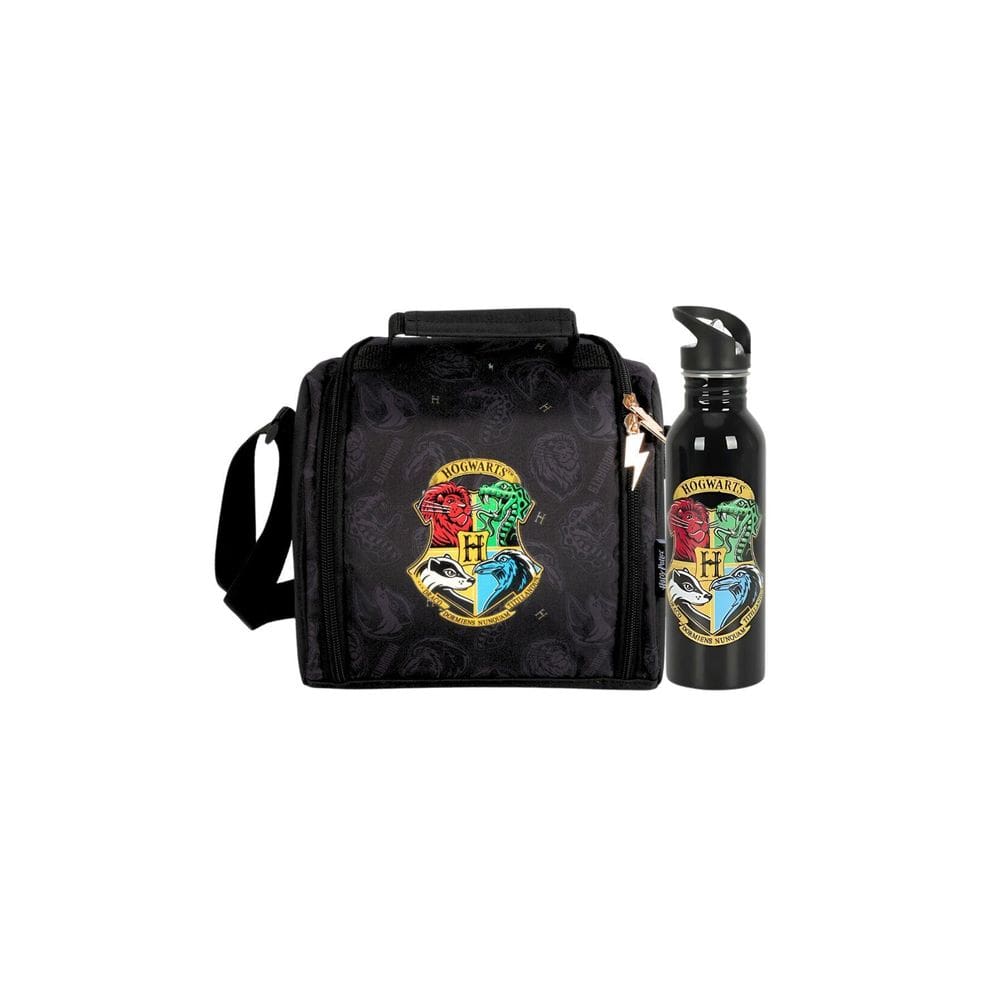 Kit Lancheira Térmica+Garrafa Harry Potter Premium Oficial
