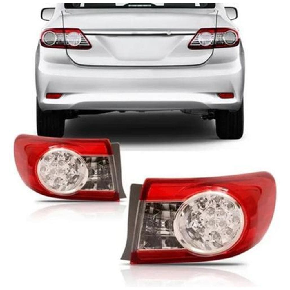 Lanterna Traseira Corolla 2014 Com Led Depo Novo