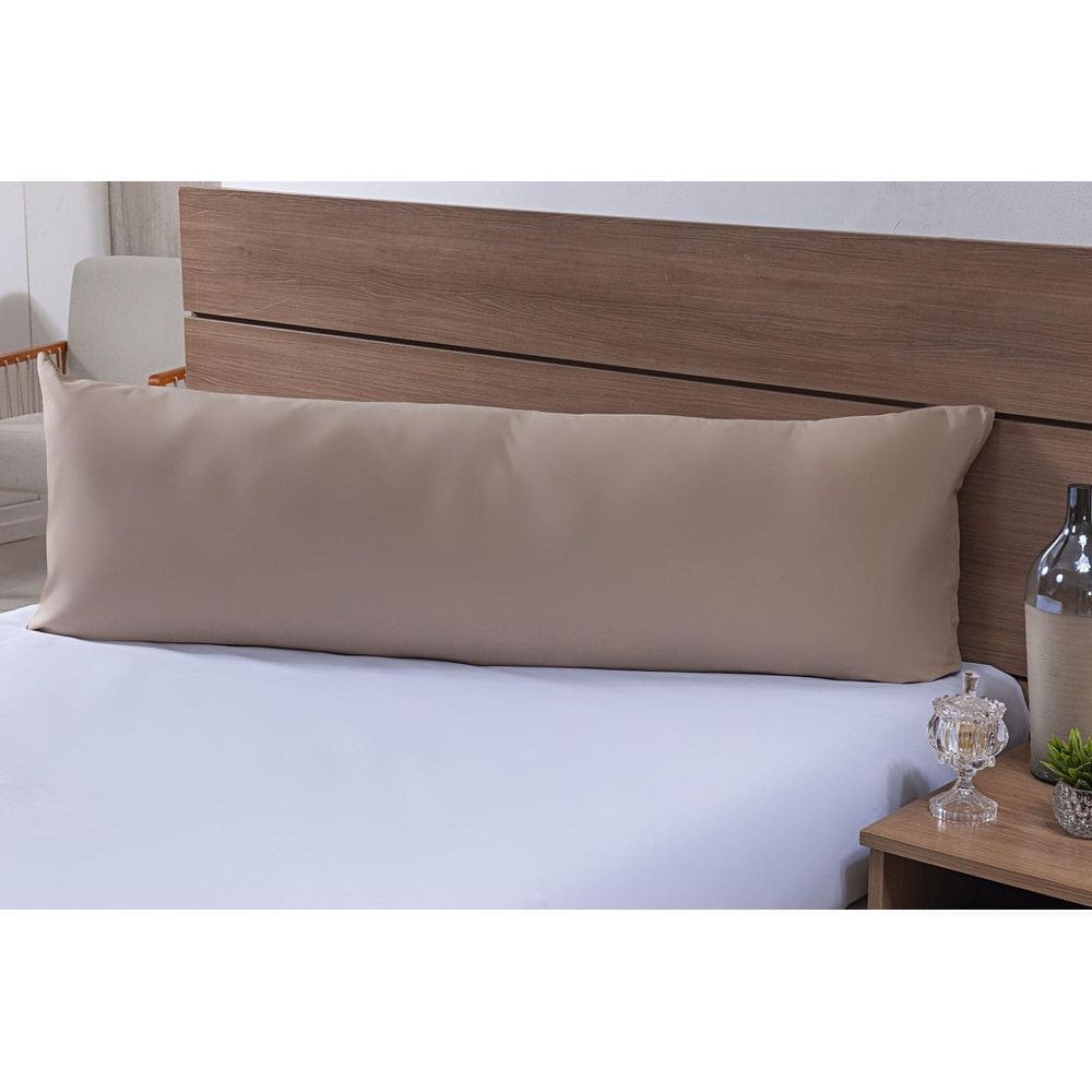 Xuxao Travesseiro Corpo 1,50X50Cm 100% Algodão 200Fios Cáqui