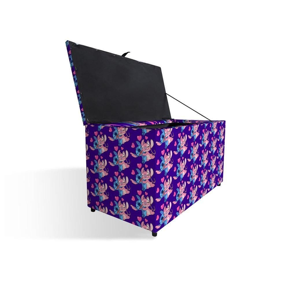 Baú Caixa Para Guardar Brinquedos Stitch - Ift28