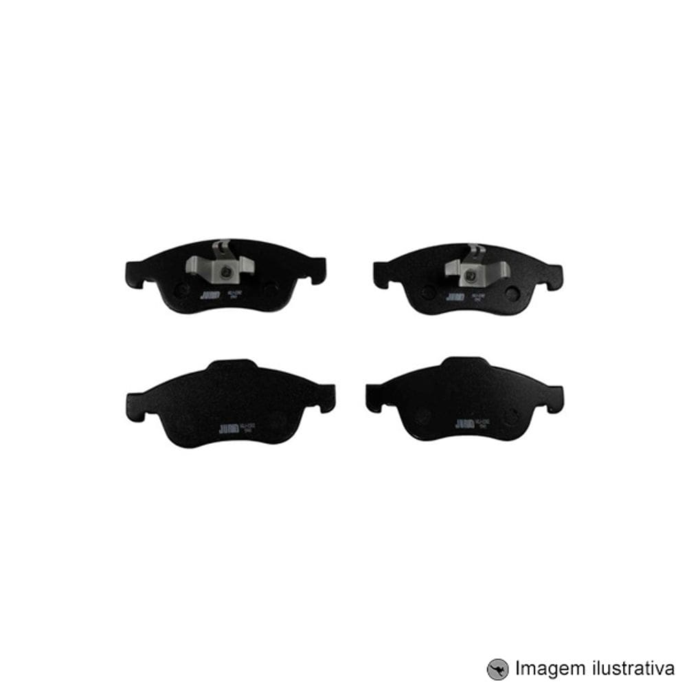 Pastilha de Freio Dianteira Duster 2.0 16V 12 / ... Fluence 2.0 sem Alarme