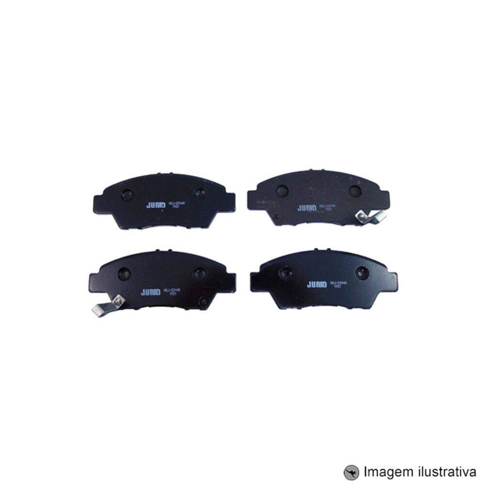 Pastilha de Freio Dianteira Honda City / New Fit 14 / ... com alarme sonono