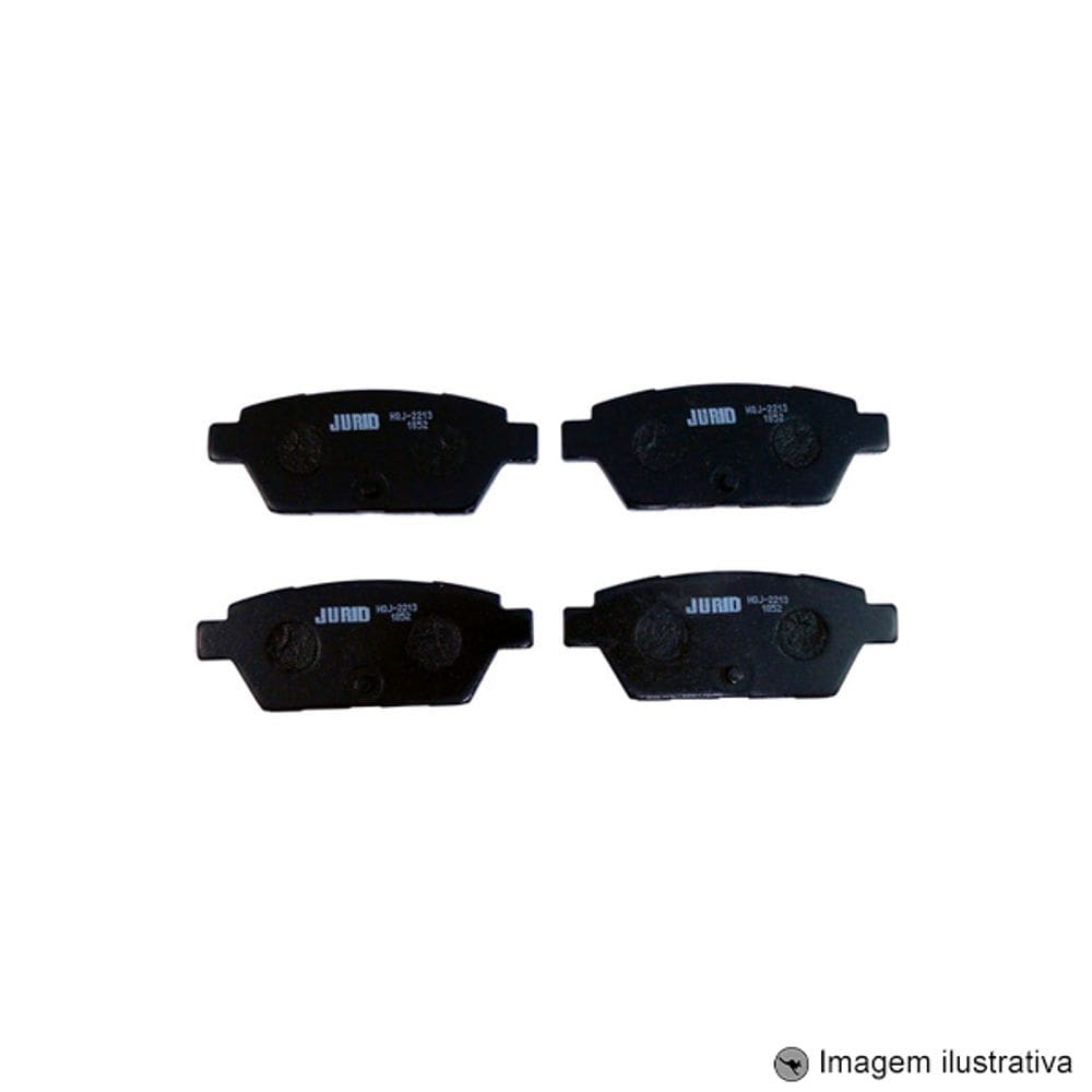 Pastilha de Freio Traseira Fusion Todos 06 / ... sem Alarme