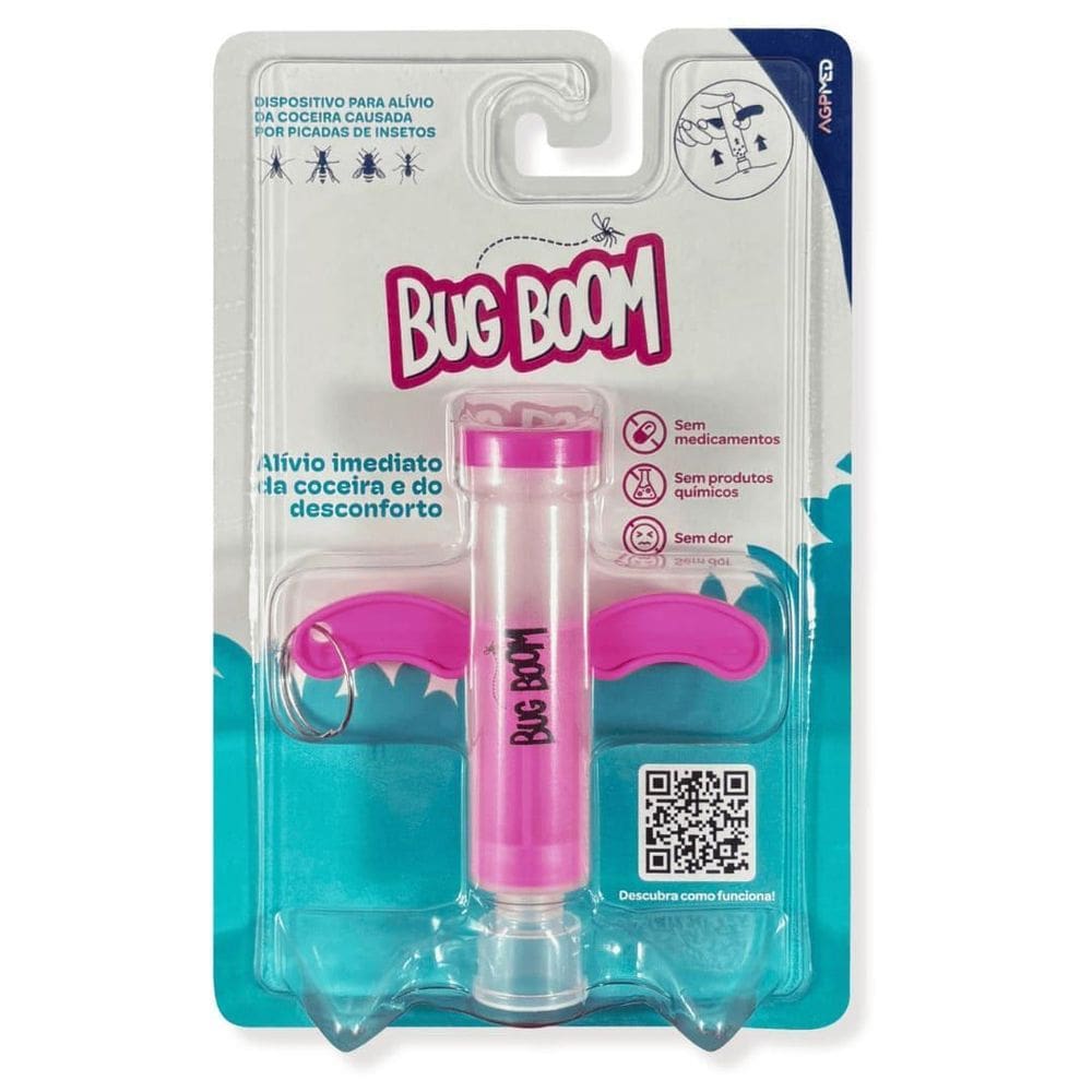 Bug Boom Rosa Alivia A Coceira Tira Picada Inseto Formiga