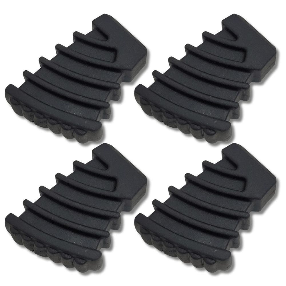 Kit 4 Pé De Borracha Para Estantes E Banco De Bateria Hbfb1