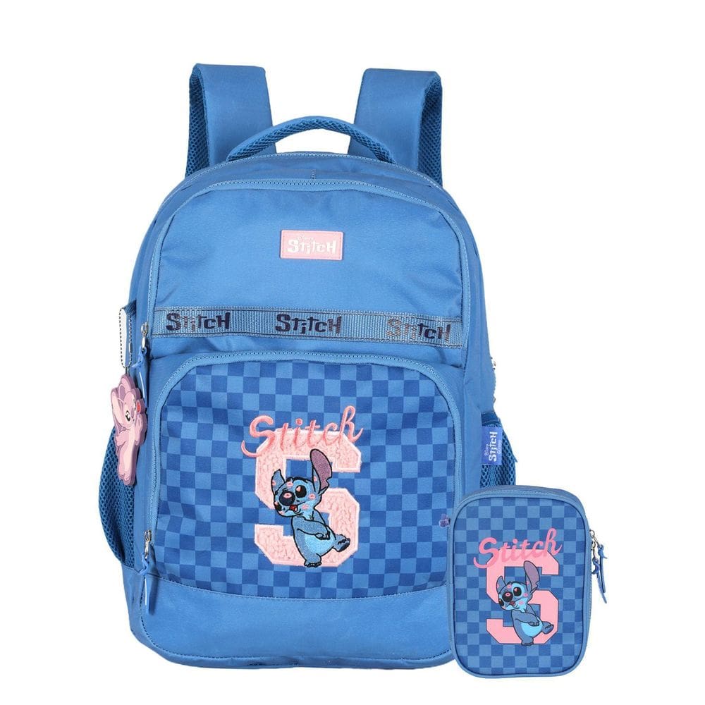 Kit Escolar Lilo Stitch Mochila Costas + Estojo Box