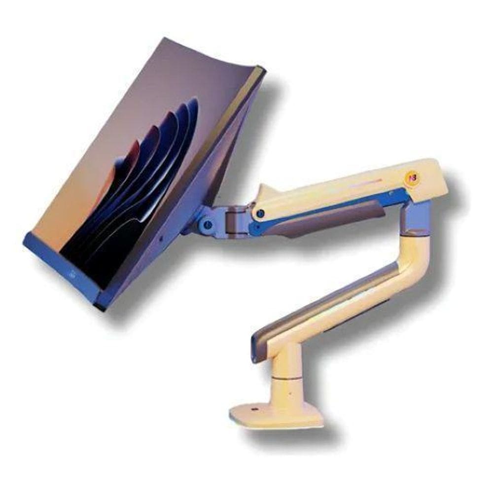 Suporte Gamer Amarelo Nb-D7 Led Monitor 32 A 60 Articulado