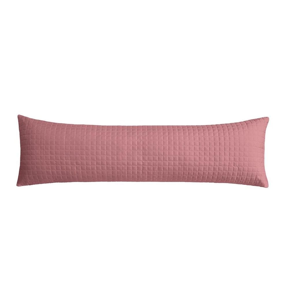 Porta Travesseiro Poliester Hug 40X130Cm Rosa Antigo Lavive