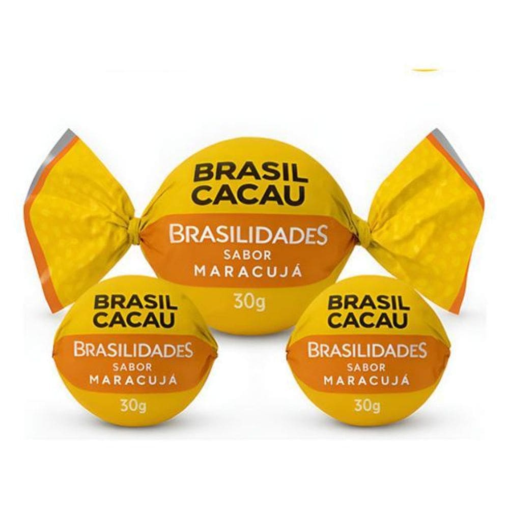 Kit 3 Trufas Maracujá Brasilidades Brasil Cacau