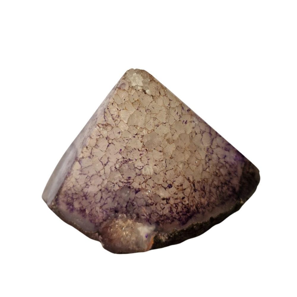 Pedra Natural Ponta Geradora Energia Ágata Roxa 700G A 800G