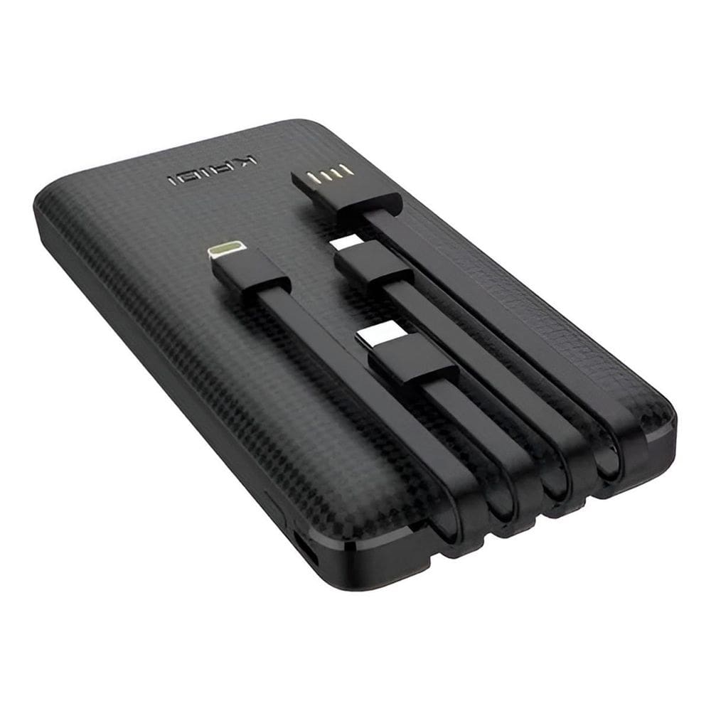 Power Bank 20000Mah Sem Fio Indução Qi Usb-C Preto