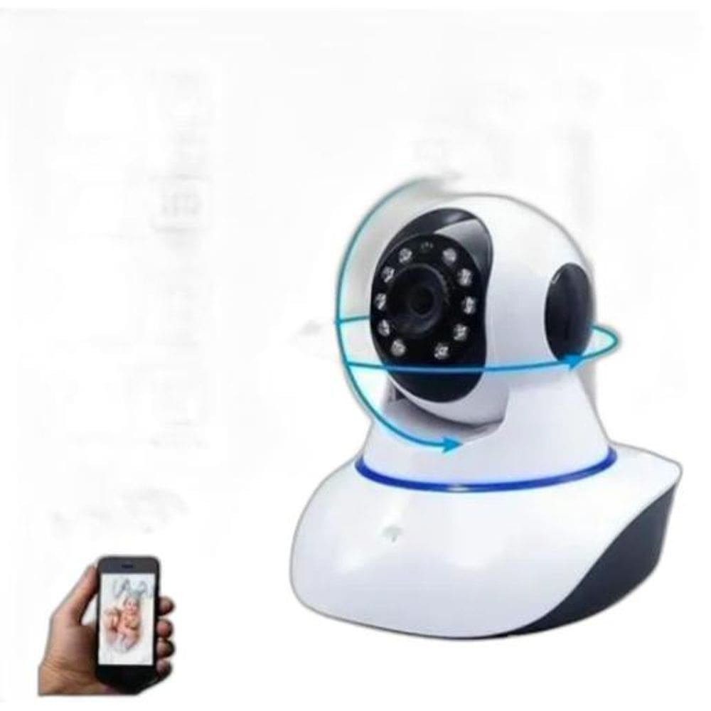 Babá Eletrônica Câmera Wifi Visão Noturna, Monitoramento