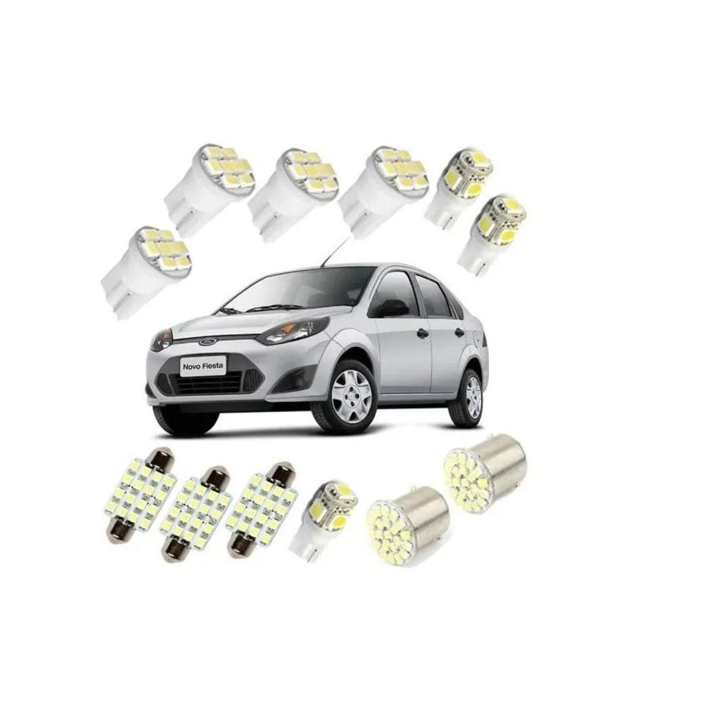 Kit Lâmpada Led Ford Fiesta 2008 2009 2010 2011 2012 2013