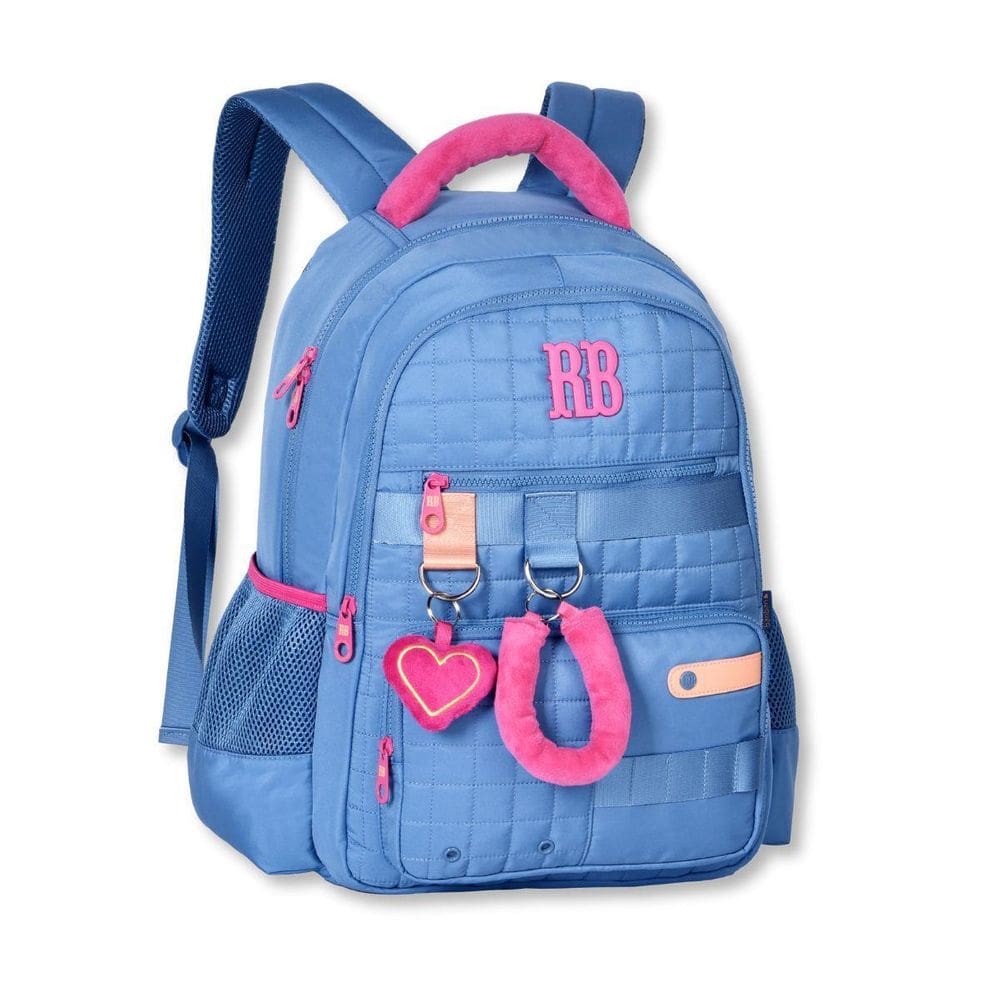Mochila Costas Escolar Feminina Rebecca Bonbon Pelúcia
