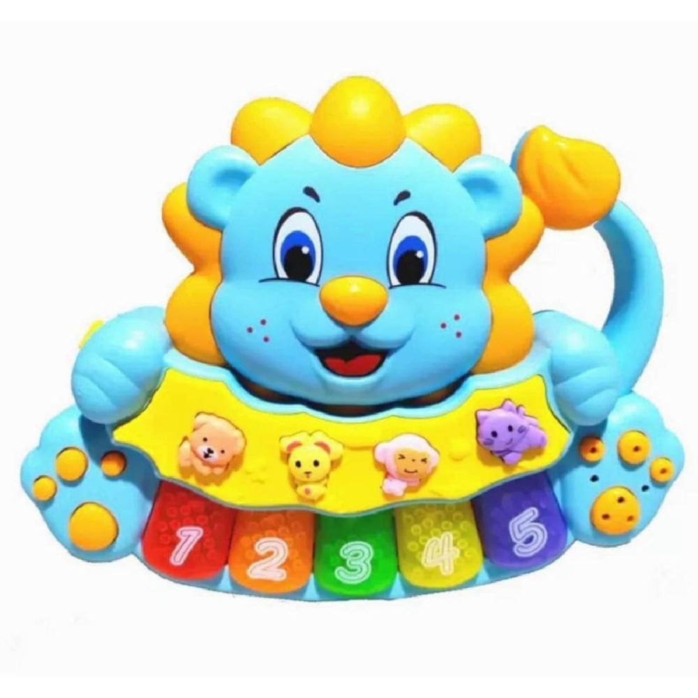 Teclado Musical Luz E Som Pianinho Divertido Para Bebês