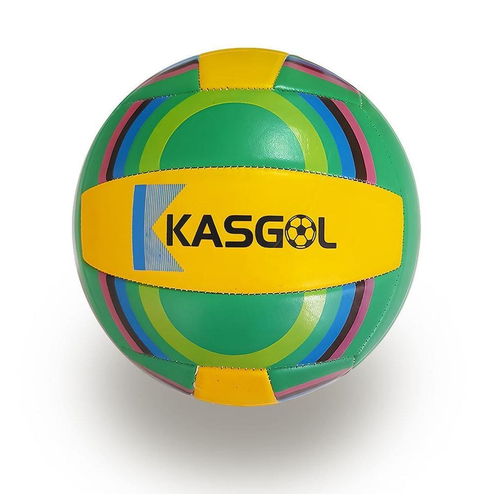 Bola De Vôlei Kasgol Verde E Amarelo Nº5 Tamanho Padrão