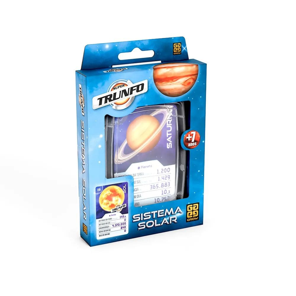Jogo De Cartas Super Trunfo Sistema Solar - Grow 4753