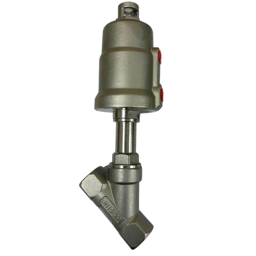 Valvula Angular Total Inox 304 Atuada 1/2 - Vya2018It04Nfss