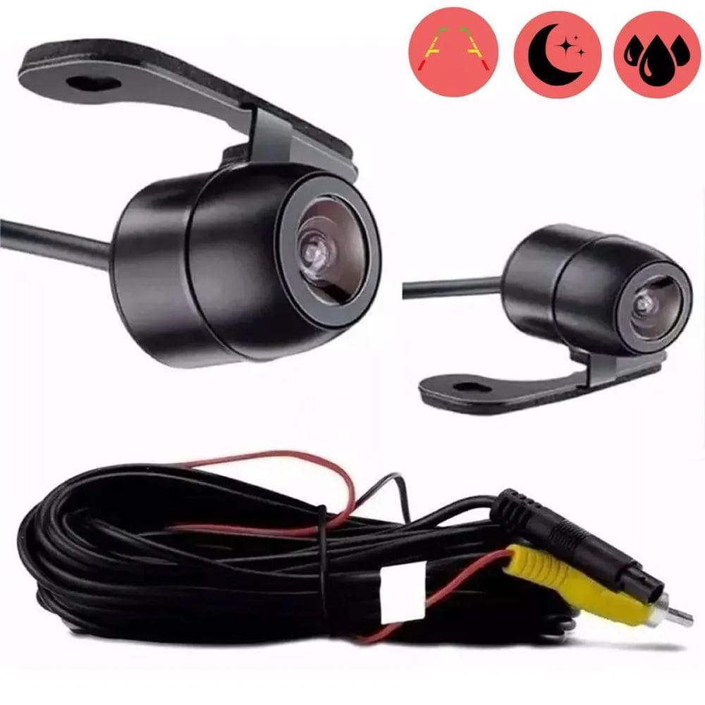 Câmera De Ré Automotiva Noturna Com Visão Colorida