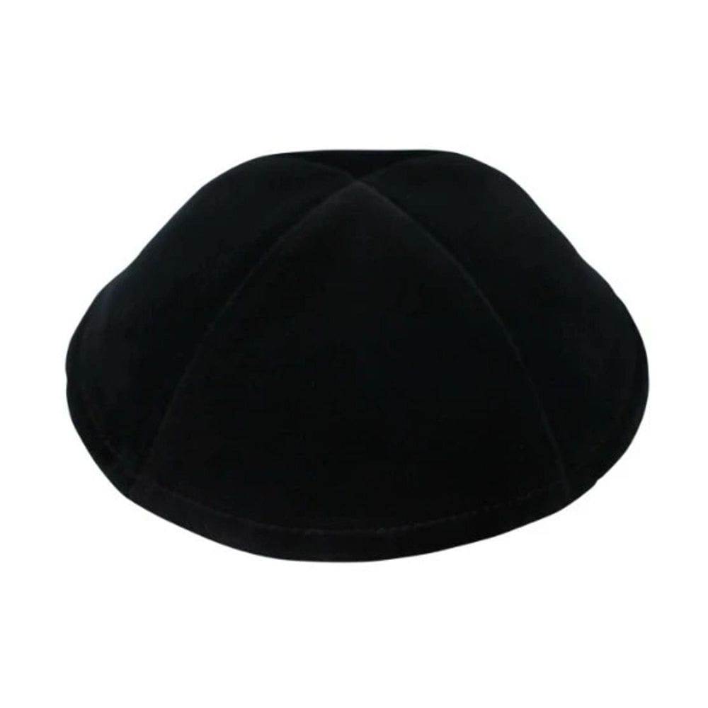 Kipa Judaico Veludo Grande - Preto - De Israel