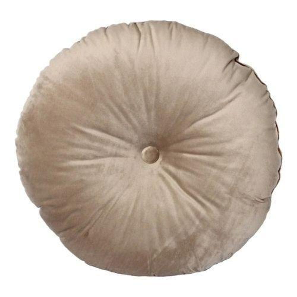 Almofada Redonda Castor Com Botão 322 50Cm Belchior