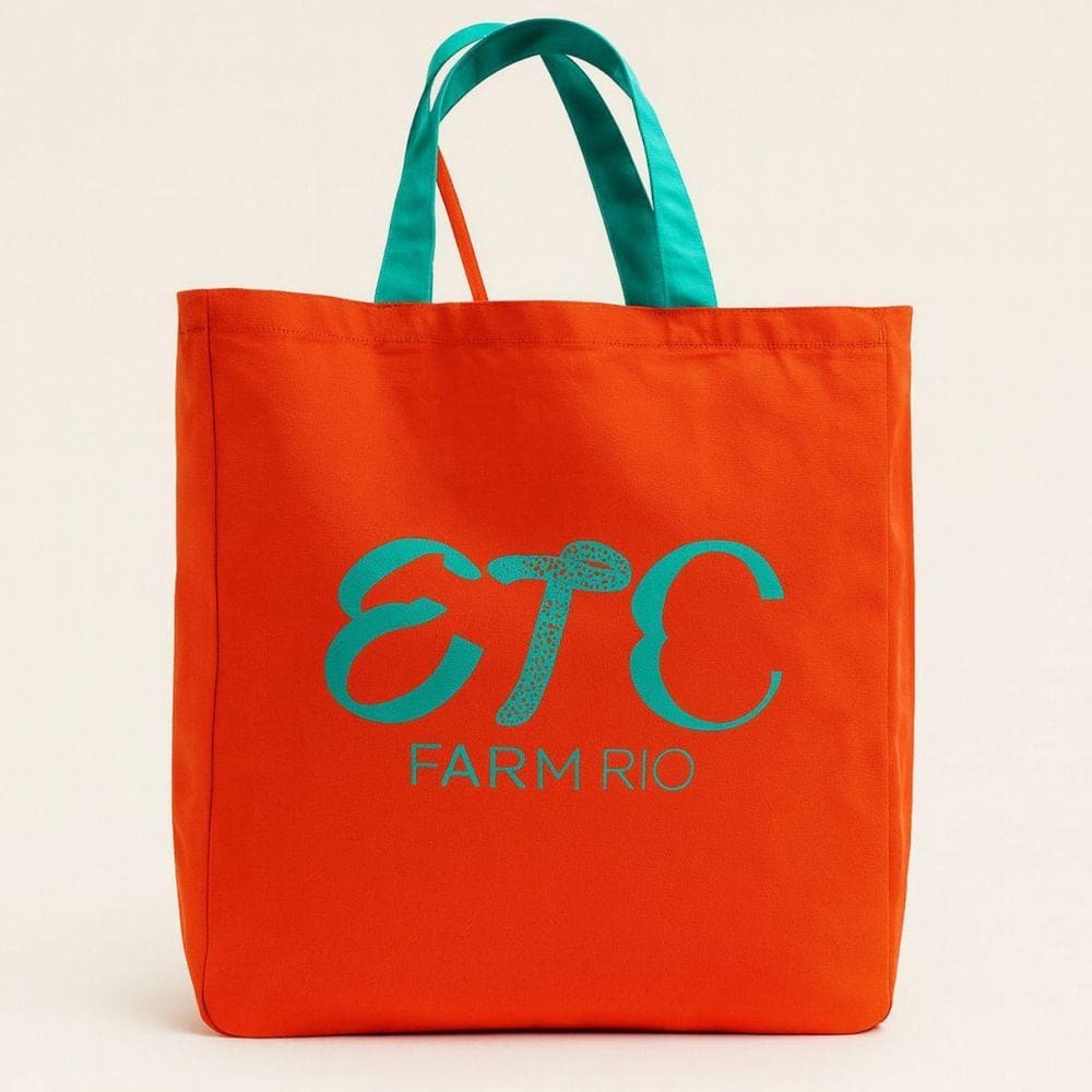 Bolsa Farm Totebag Sacola Laranja