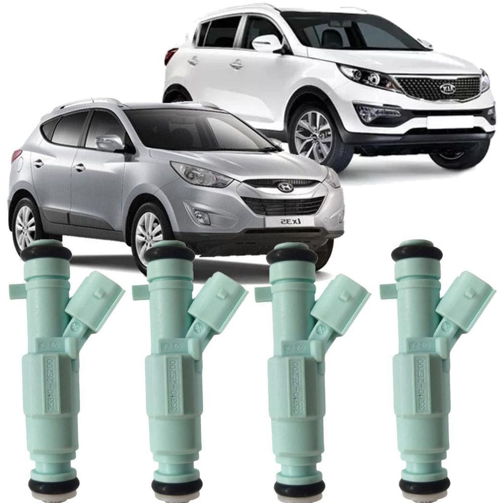 Kit 4 Bico Injetor Ix35 Sportage 2.0 16V Flex