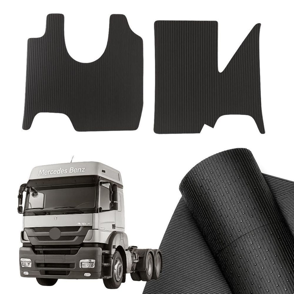 Tapete Borracha Axor 1999 A 2002 Antiderrapante Sob Medida