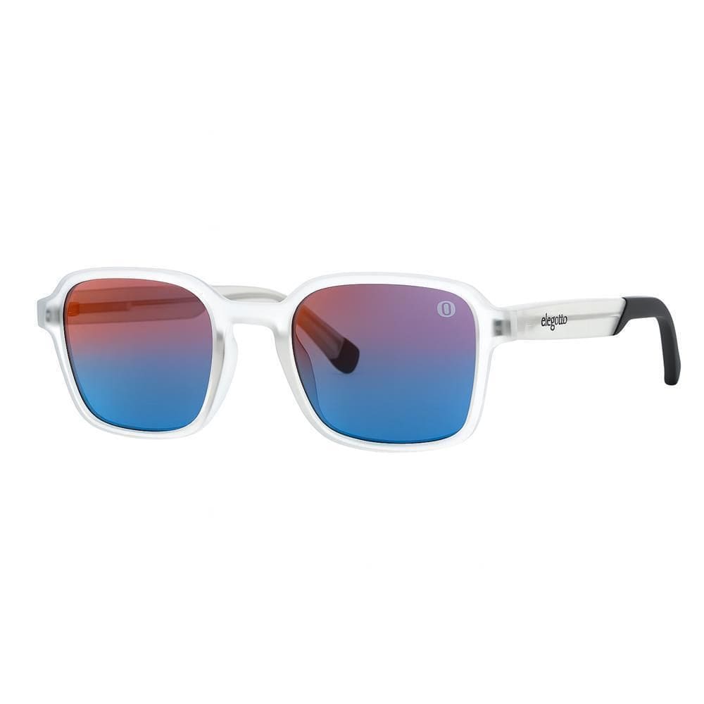 Óculos De Sol Elegatto Retangular Esportivo Polarizado Uv400