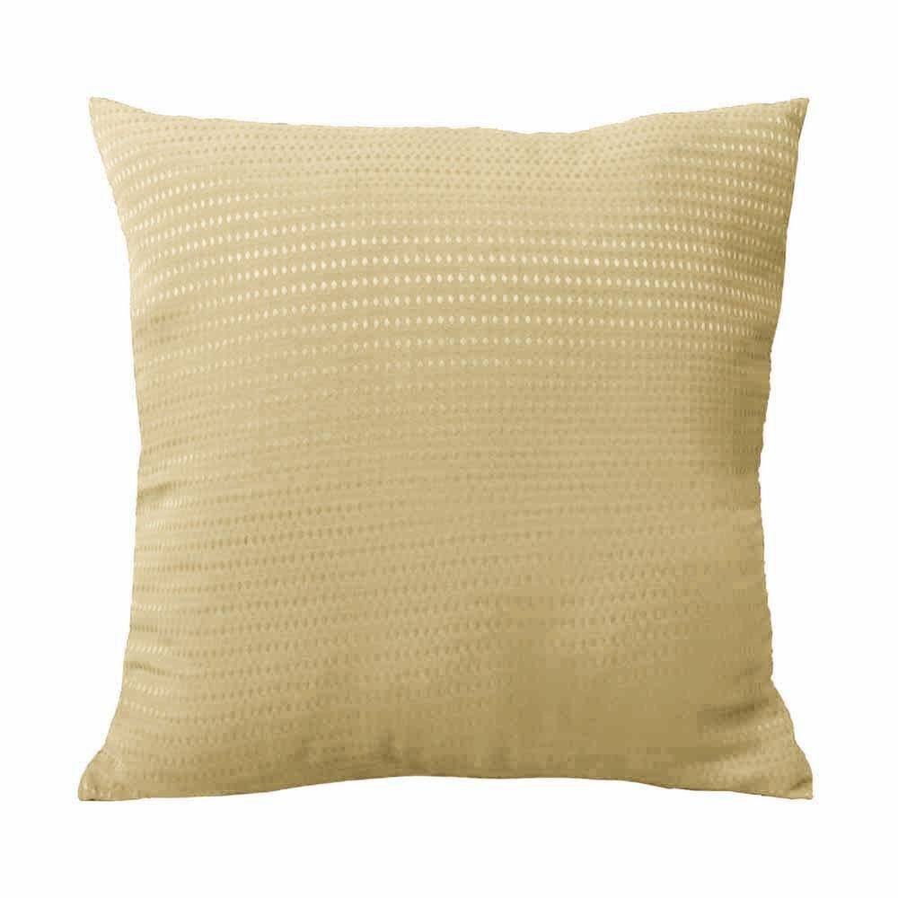 Jogo 4 Capa Almofada Decorativa Piquet 45X45 Zíper Invisível