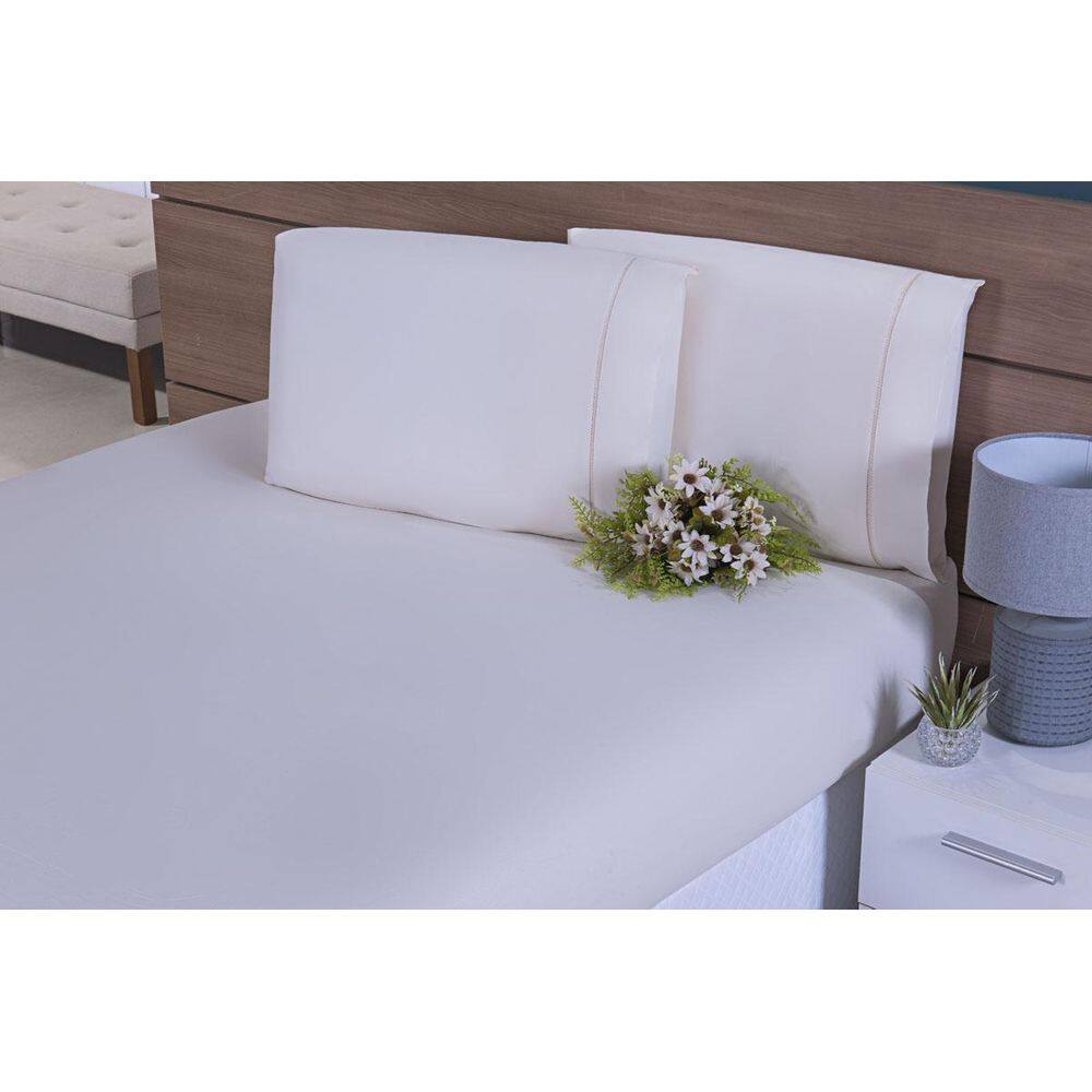 Jogo Lençol Mini Cama Montessoriana 3 Peças 200 Fios Palha