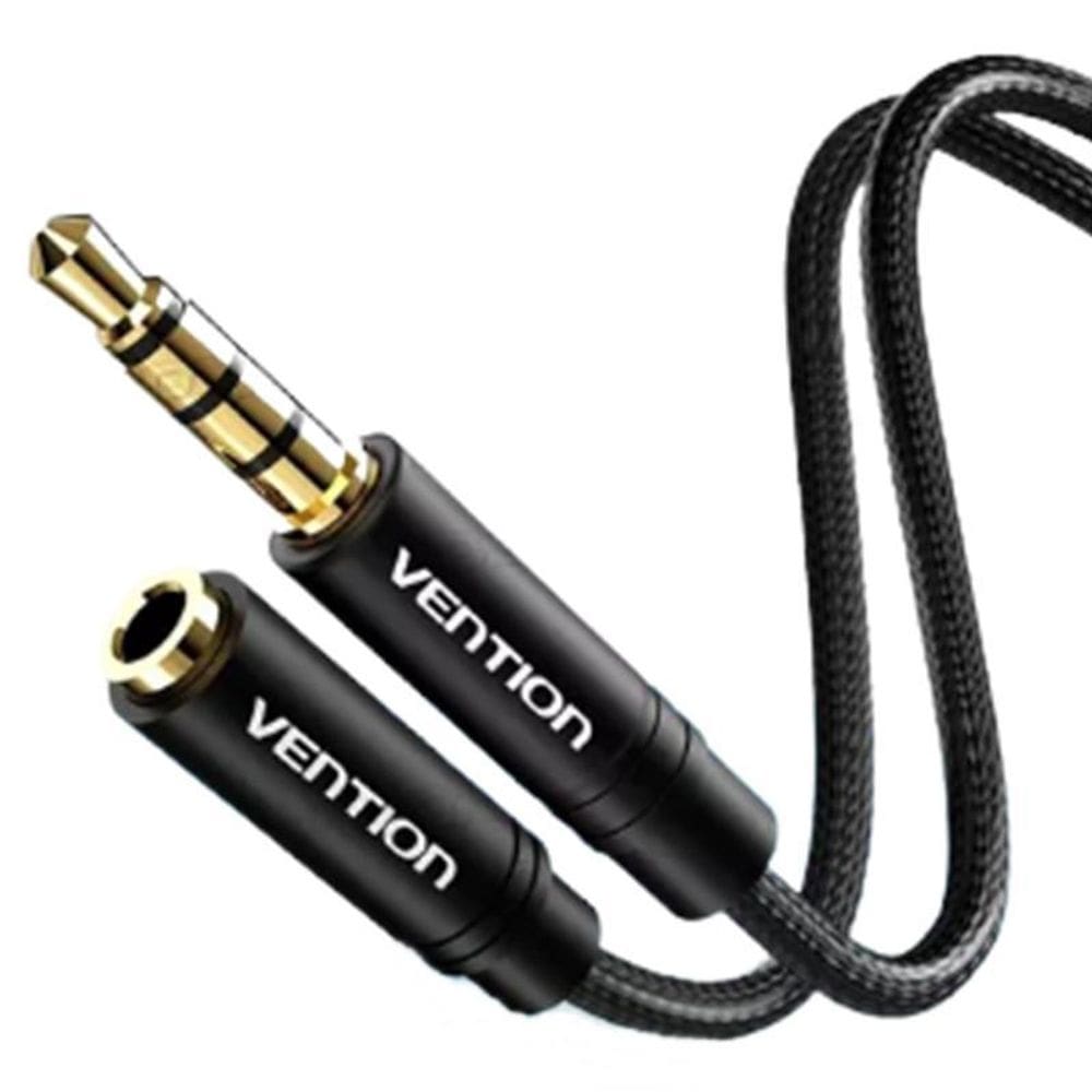 Cabo Adaptador Extensão P2 P3 4Vias Cel Note Fone Microfone