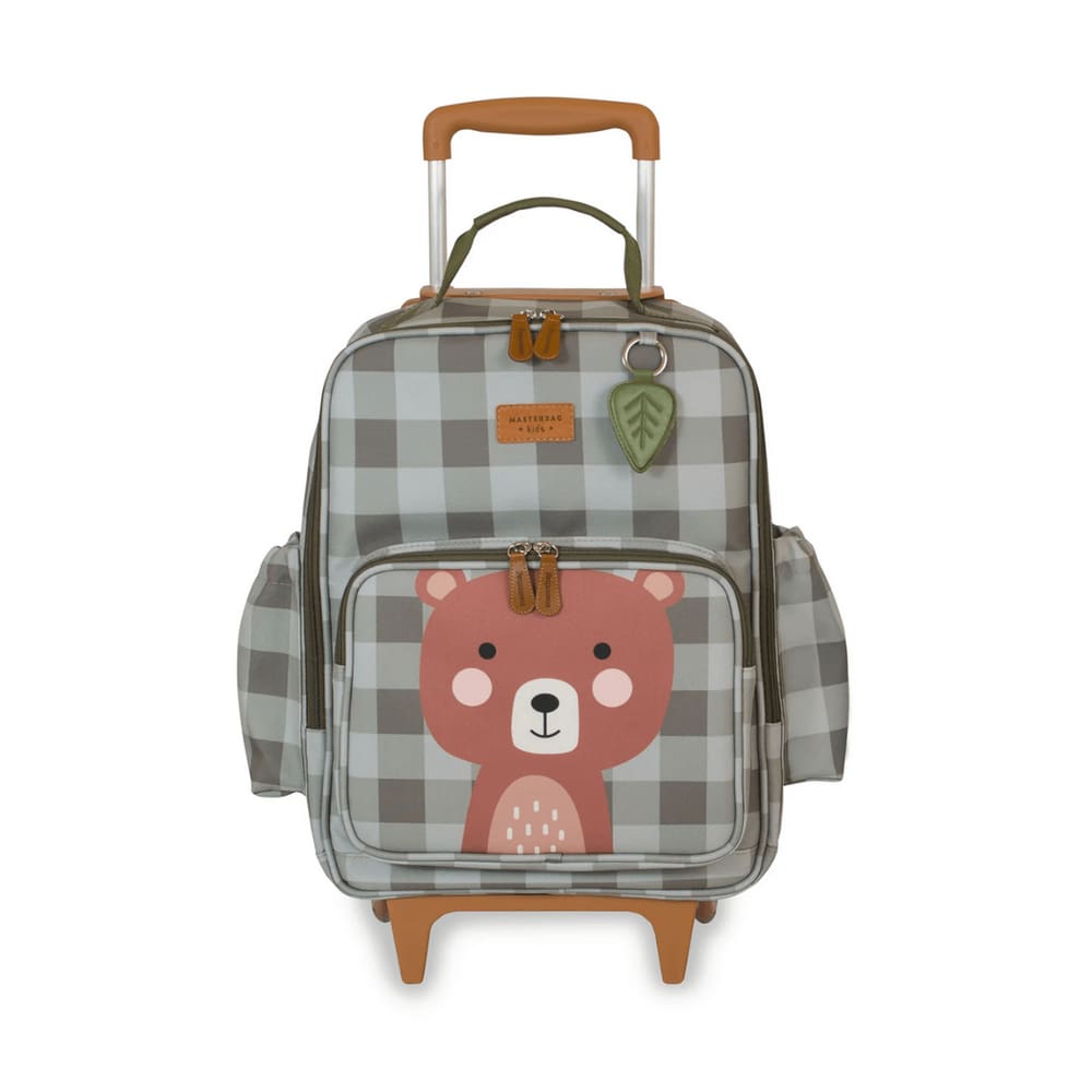 Mochila de Rodinhas Kids Bear Oliva - Masterbag