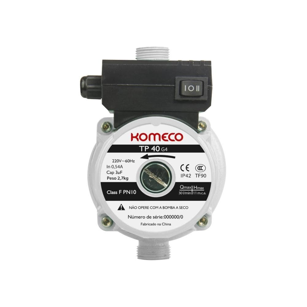 Mini Bomba de Água Komeco TP40 G4 Ferro 220V
