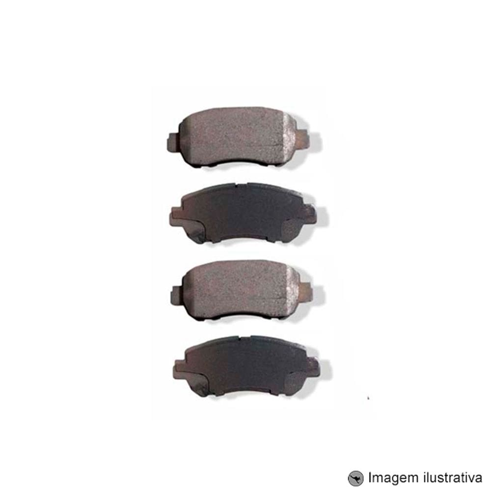 Pastilha de Freio Dianteira Nissan Kicks 17 / ... com alarme sonono