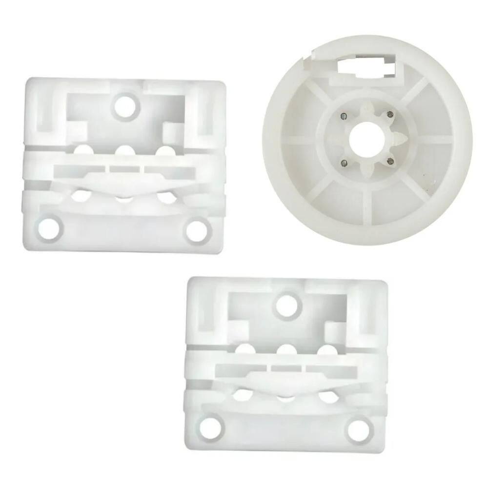 Kit 2 Arrastes + 1 Roldana Vidro Elétrico Troller