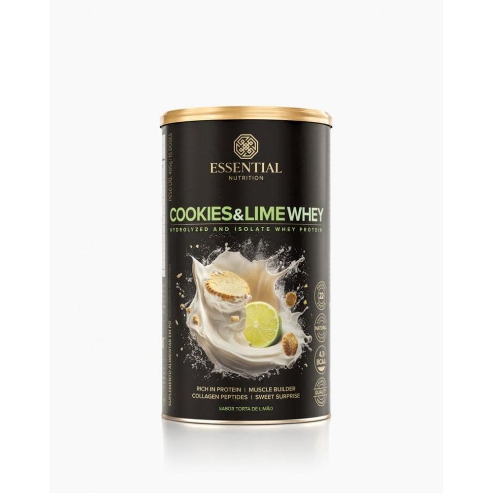 Cookies E Lime Whey Lata 405G - Sabor: Torta De Limão