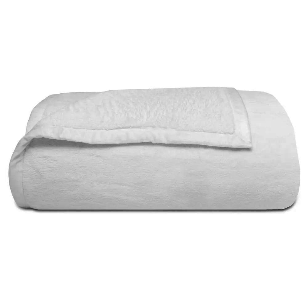 Cobertor Casal De Microfibra Soft Luxo - Naturalle Grafite