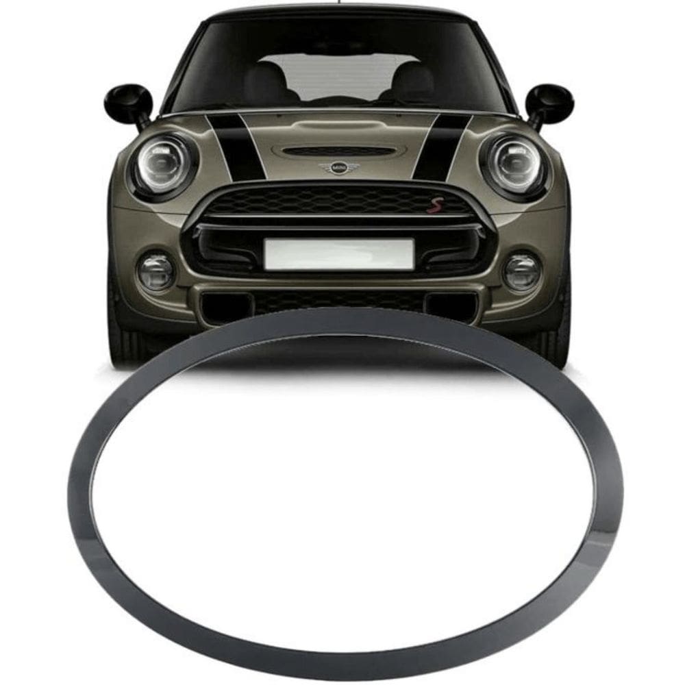 Aro Preto Farol Direito Mini Cooper 2014 A 2021