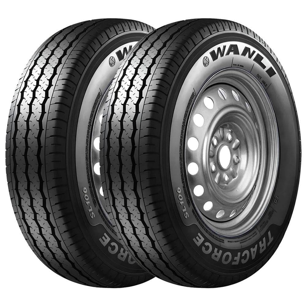 KIT 2 Pneus Wanli SL106 225/65R16C Aro 16C 112R 8 Lonas