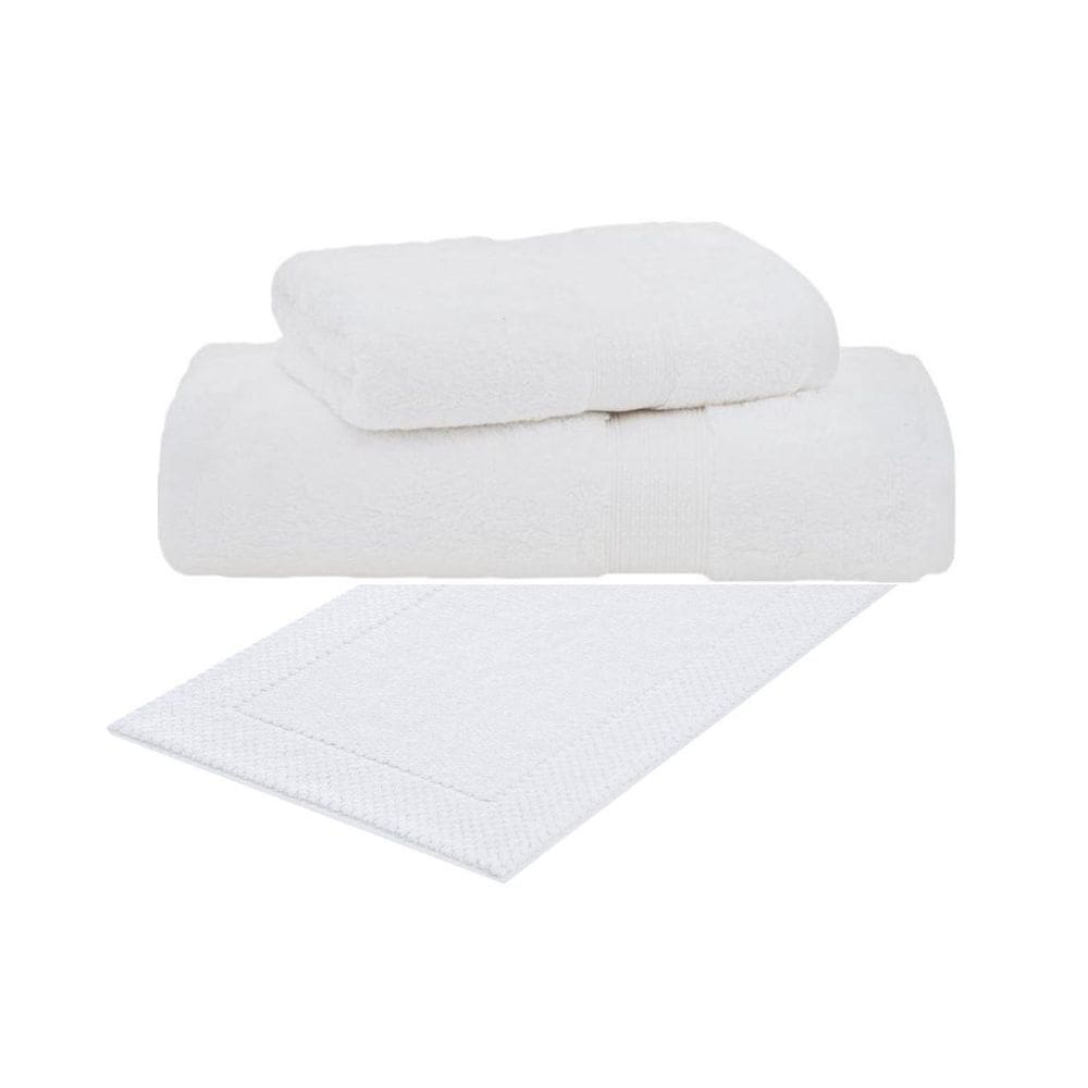 Kit Toalha Banho Gigante Rosto Piso 3 Pçs América Algodão