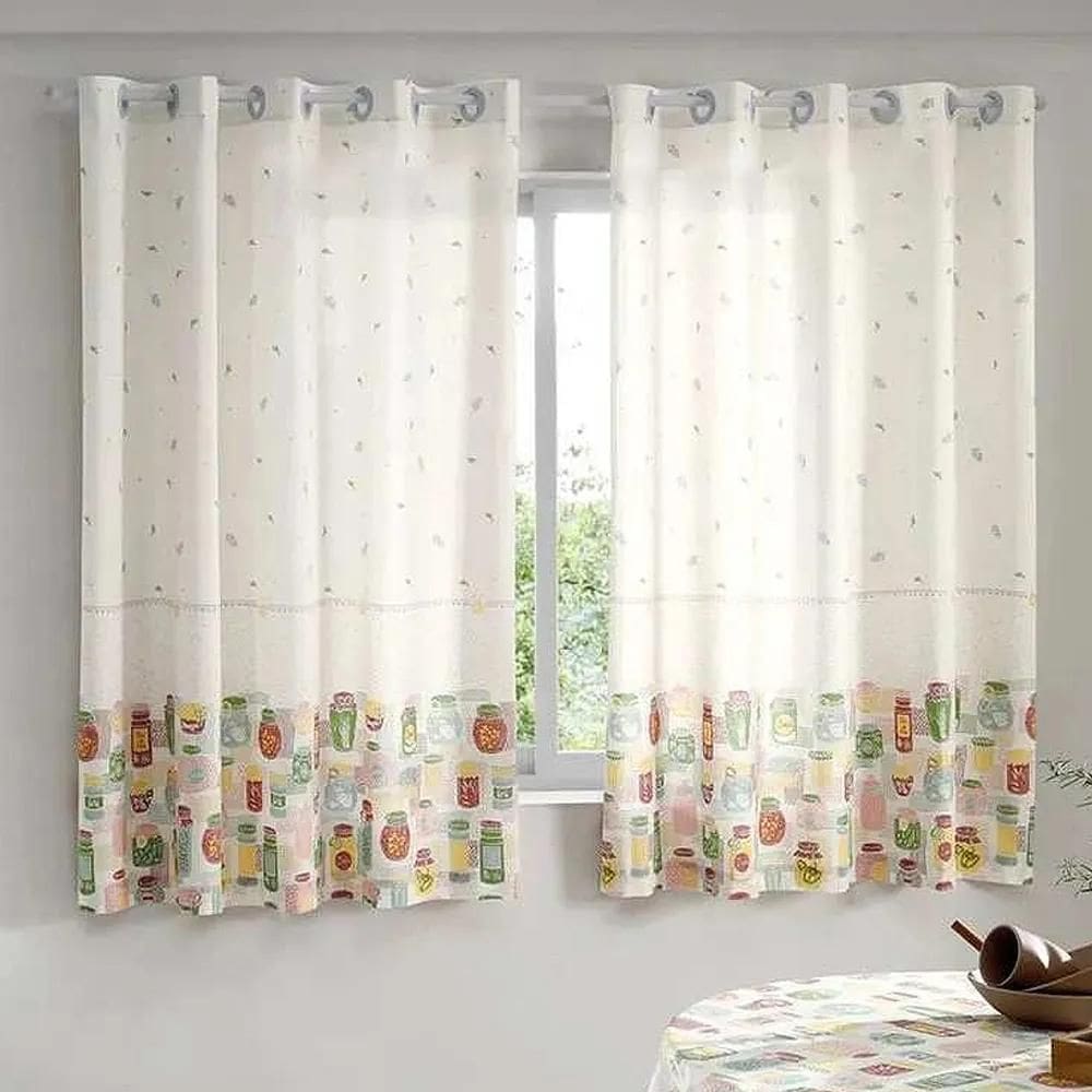 Cortina Para Cozinha Olga 2,0 X 1,2 - Dohler Esther
